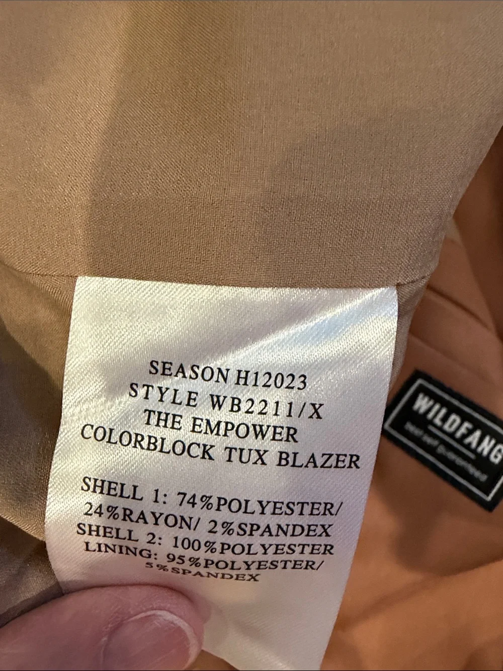 Wildfang tailored dusty